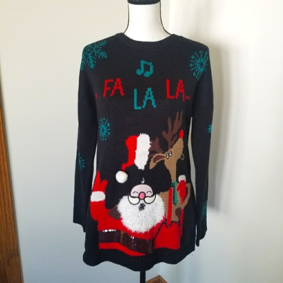 Tiara International Ugly Christmas Sweater - Picture 1 of 4